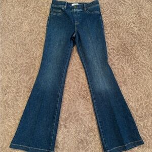 SPANX Dark Blue Wide Leg Jeans